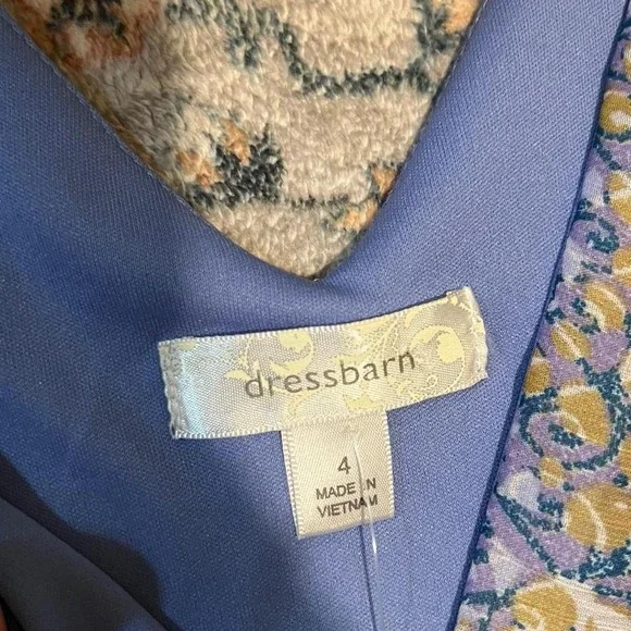 2000s Dressbarn Boho MultiPatterned Flowy Dress - Picture 5 of 6